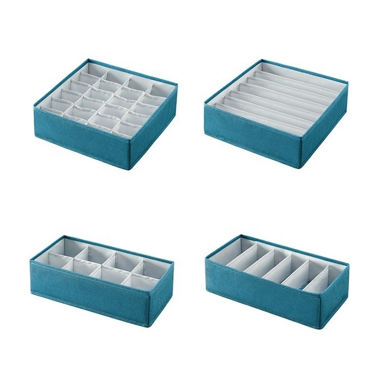 Unique Design High Quality Organizing Bins For Closet Folding Fabric Mesh Organizers Drawer For Bra