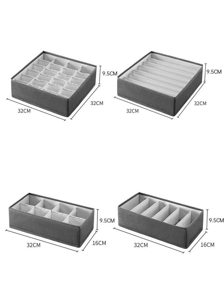 Unique Design High Quality Organizing Bins For Closet Folding Fabric Mesh Organizers Drawer For Bra