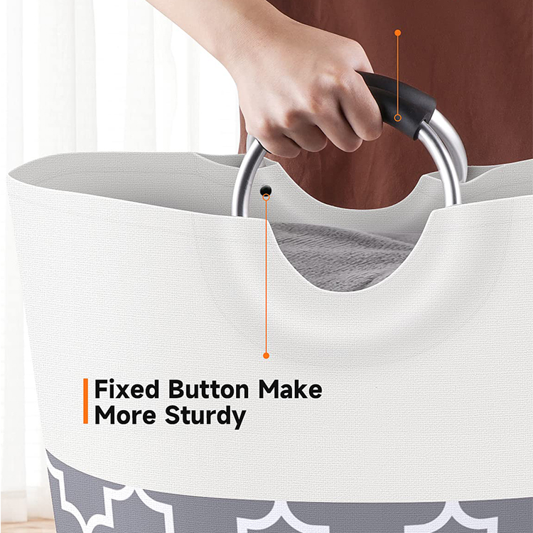 Foldable Extra-Large Capacity Laundry Basket, Waterproof and Thickened Dirty Laundry Hamper