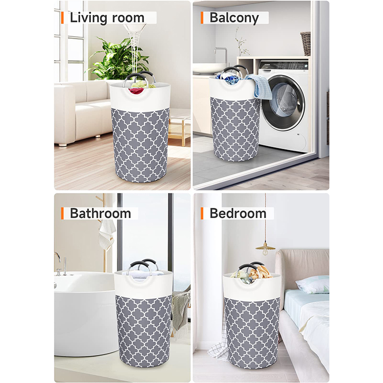 Foldable Extra-Large Capacity Laundry Basket, Waterproof and Thickened Dirty Laundry Hamper