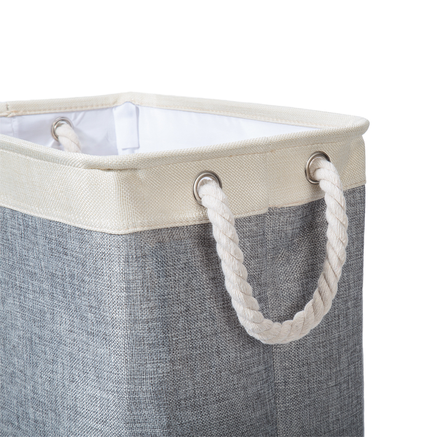 Multi-Purpose Foldable Laundry Storage Basket with Handle - Dirty Clothes, Toy Organizer