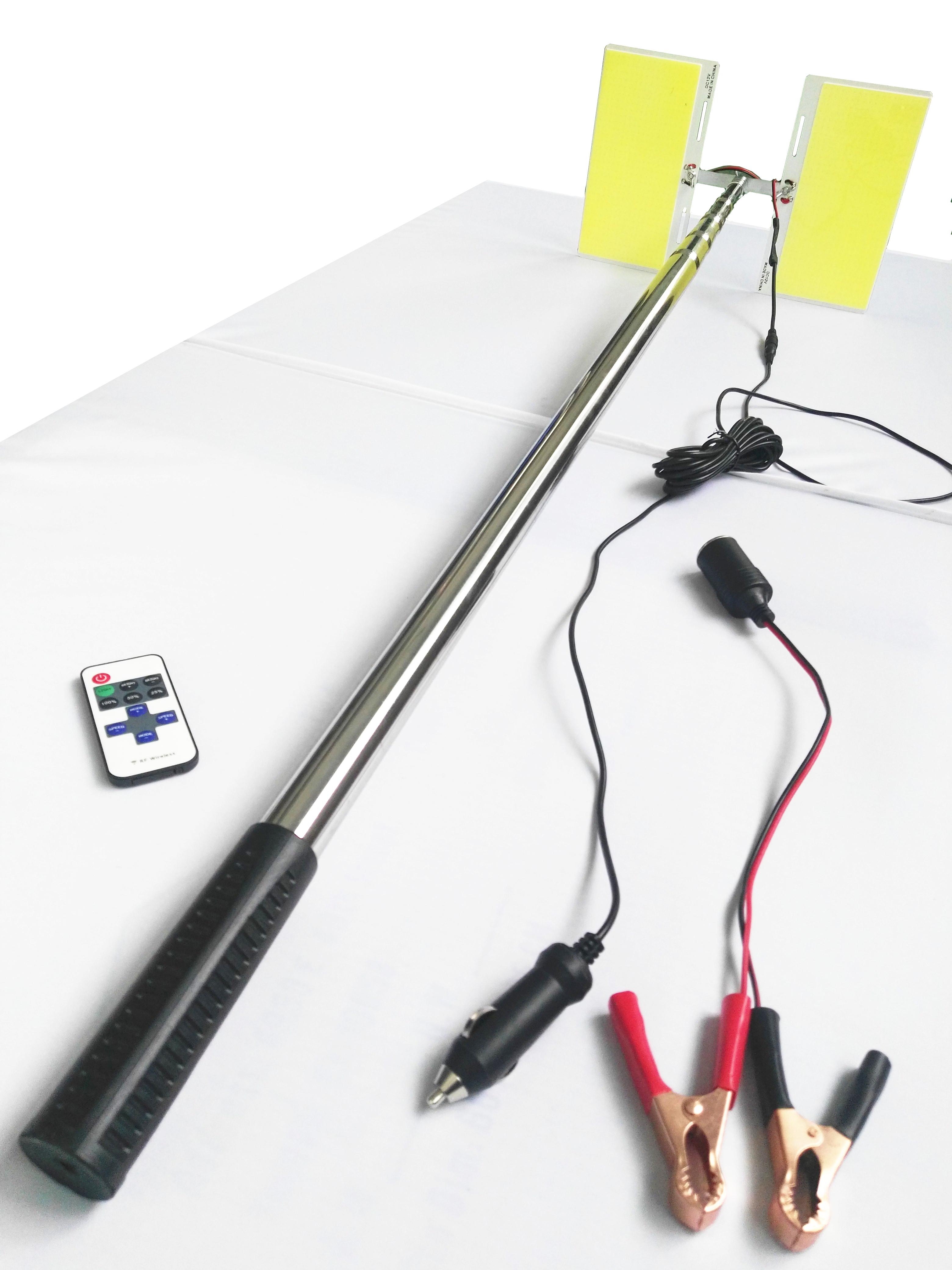 Telescopic Fishing Rod Camping Light Outdoor Multifunctional Lamp 12v LED Camping Light