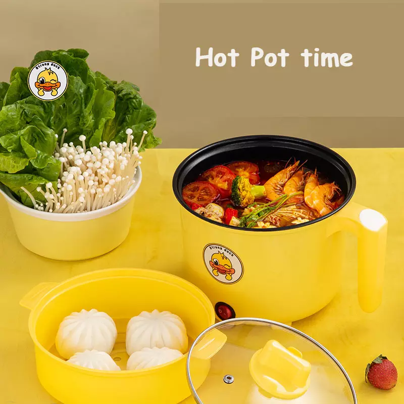 2022 hot sale insulation mini electric cooker multi cooker mini cooking pot simple dormitory electric skillet