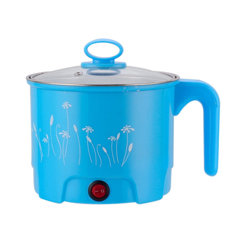 Double Layer Mini Hot Pot Multi Electric Cooking Pots Portable Stainless Steel Electric Skillets Home Cookware