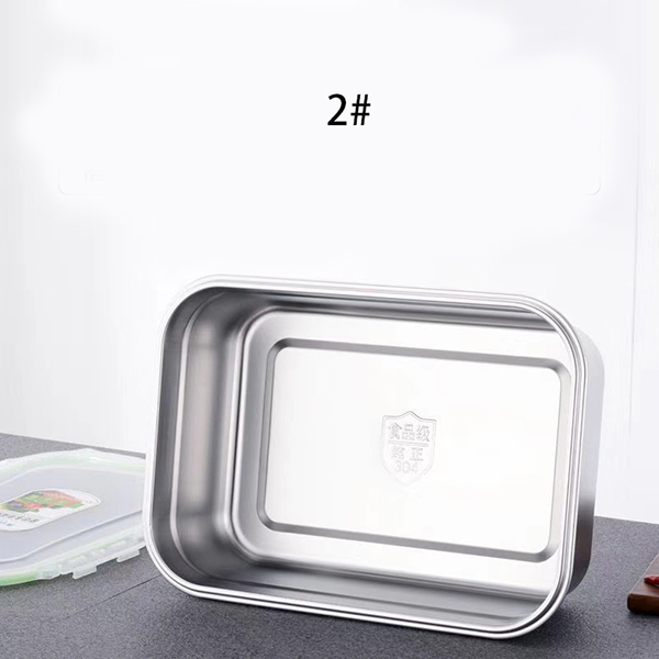food grade Stainless steel food container Fresh lunch box with lid