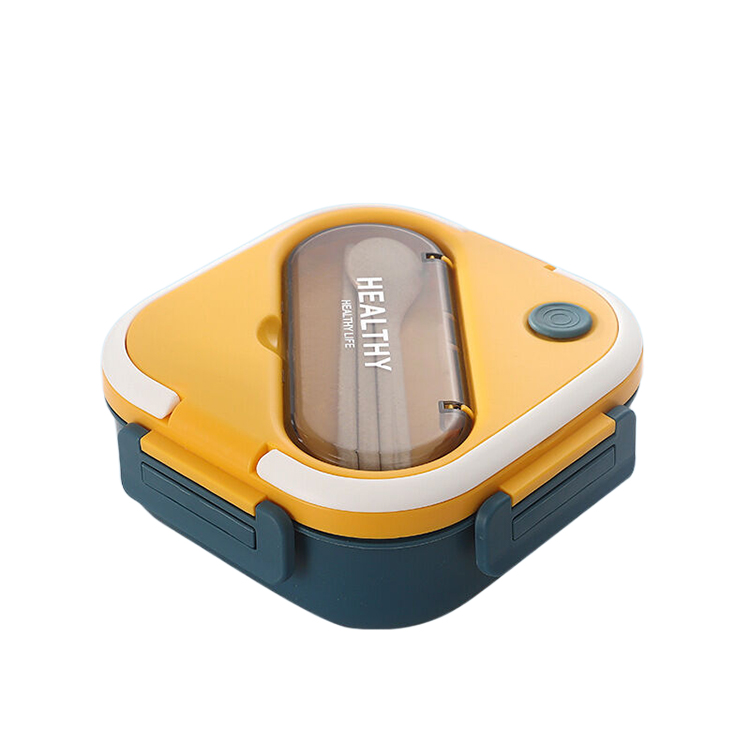 School office microwaveable meal pre airtight food container BPA-fee PP 3 compartments plastic bento lunch box for kids