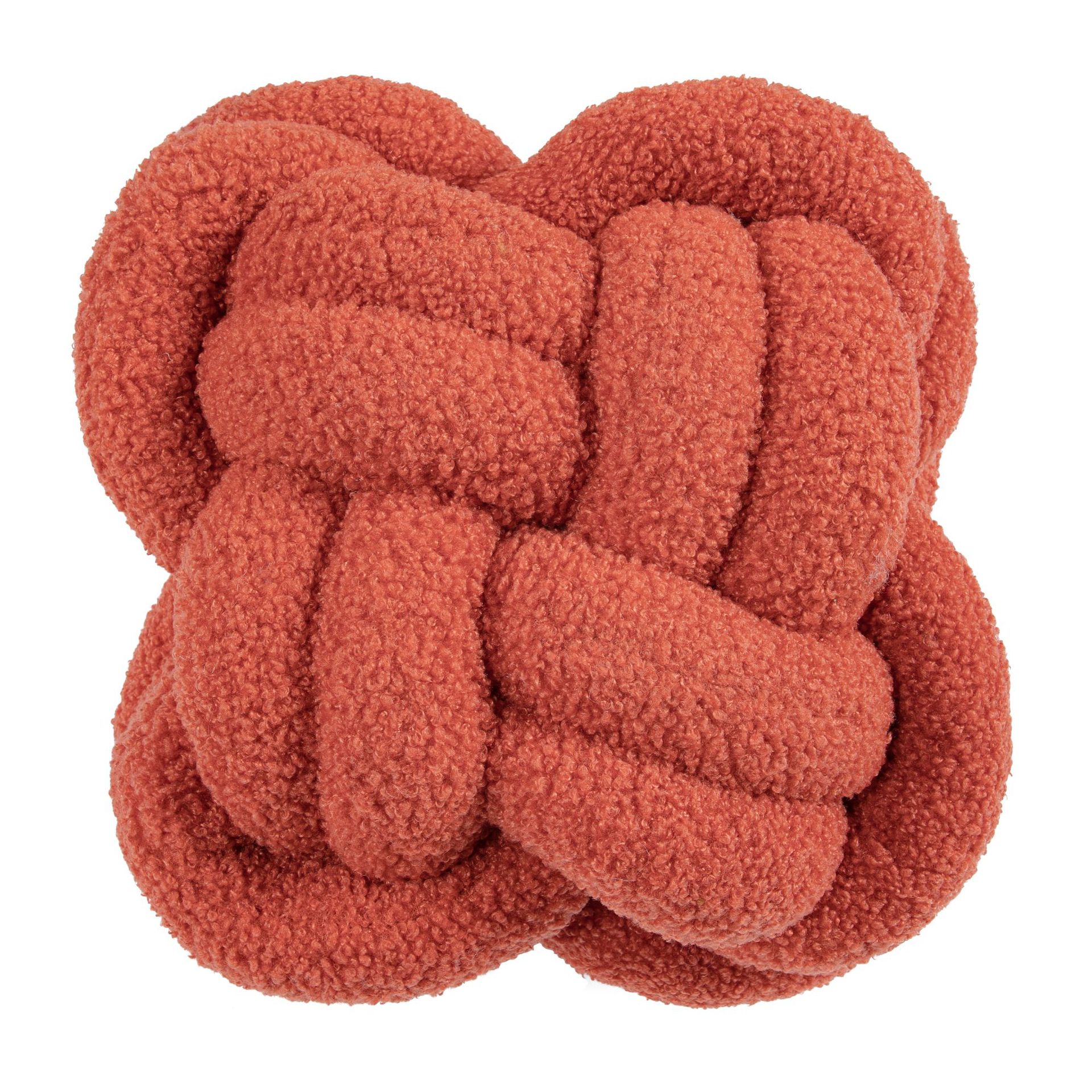 Hot Sale Plush Knot Pillow - Handmade Round Soft Decorative Throw