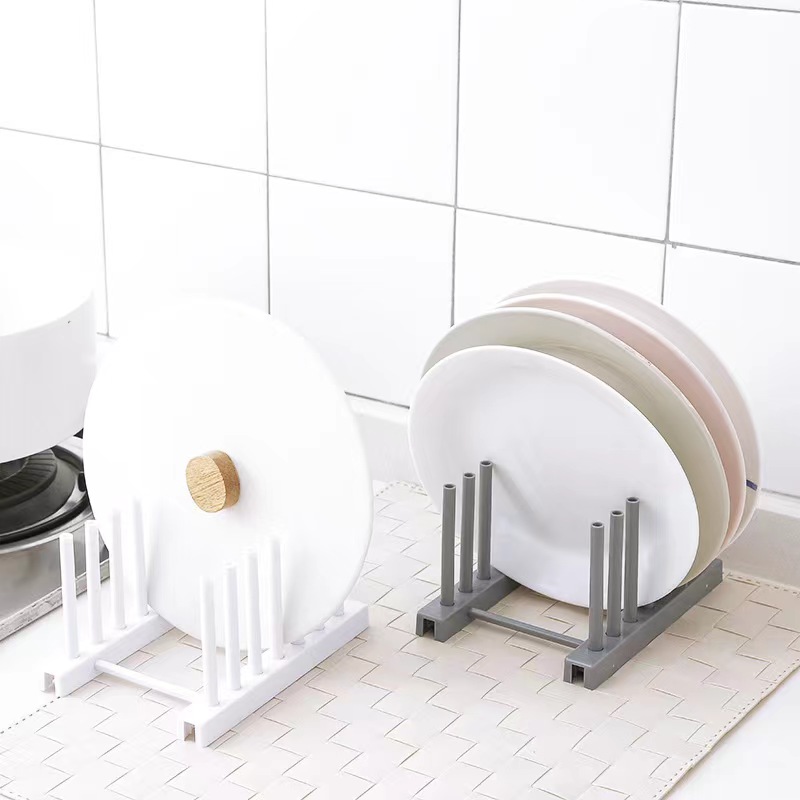 Kitchen Storage Rack Plastic Bowl and Dish Drain Storage Rack (1 Piece)