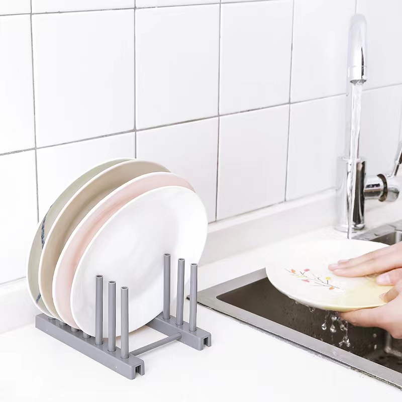 Kitchen Storage Rack Plastic Bowl and Dish Drain Storage Rack (1 Piece)