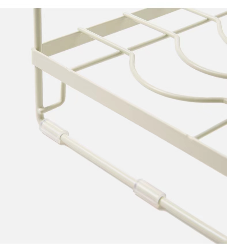 Household Kitchen Bowl Iron Storage Drain Rack (1 piece)