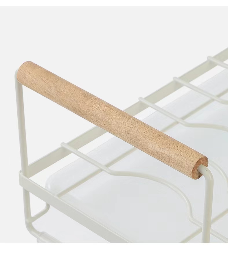 Household Kitchen Bowl Iron Storage Drain Rack (1 piece)