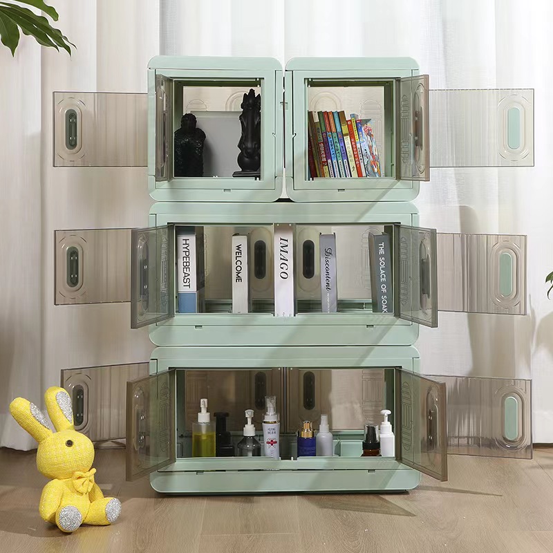 Household Folding Clothes Sorting and Storage Wardrobe (1 Piece)