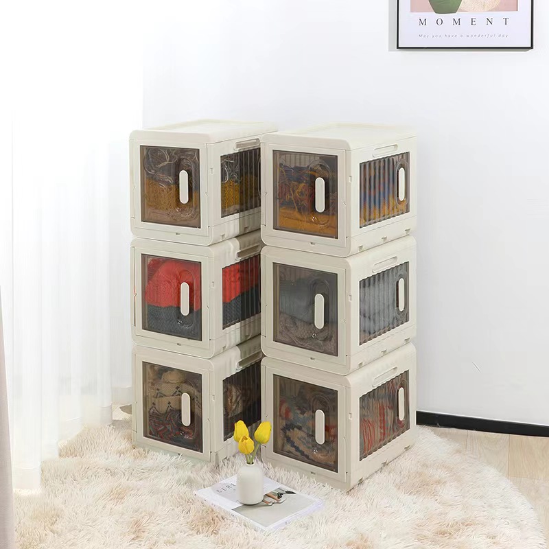 Household Folding Clothes Sorting and Storage Wardrobe (1 Piece)
