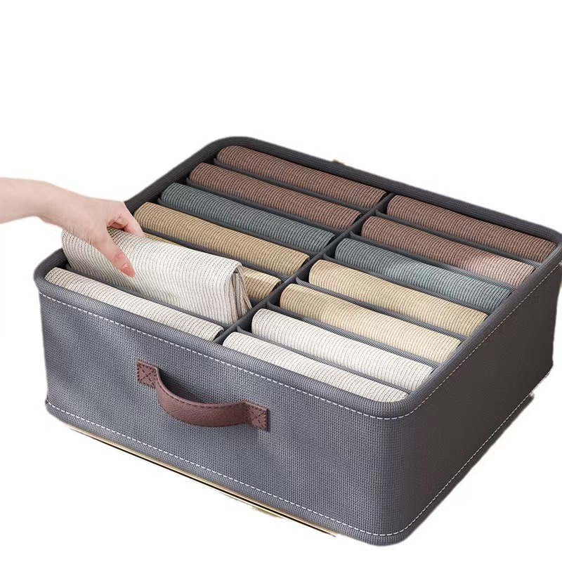 Popular 24 Grid Household Clothing Sorting and Storage Box