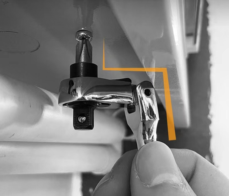Two-in-One Double Headed Bidirectional Wrench Tool