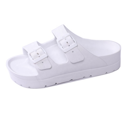 HEVA Trending Women Shoes Comfort Thick Sole Slides Slippers Buckle Adjustable Soft Arch Fitness Light EVA Platform Sand