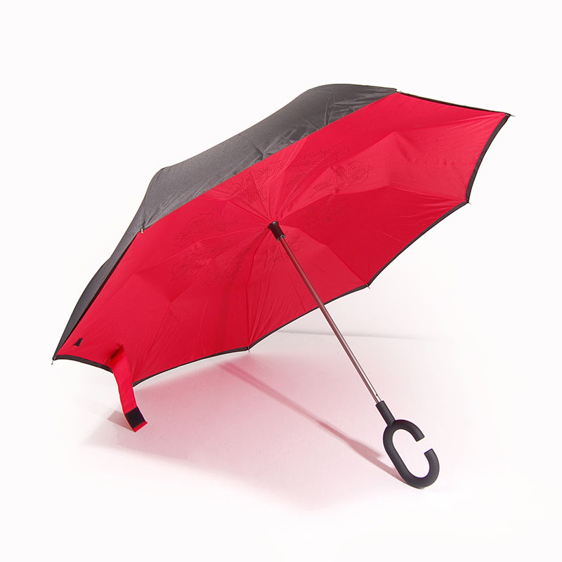  for New Design Hands Free Magic 2 Layer Umbrella Inverted Upside Down Reverse double Umbrella