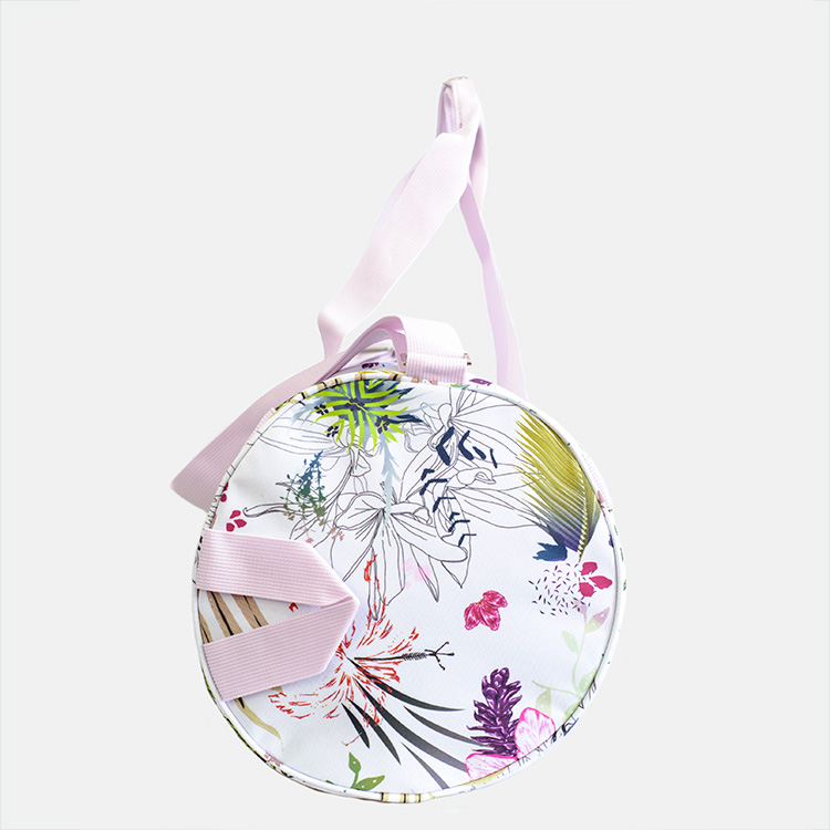   printing floral sublimation girls weekend travel duffle round gym sports bag