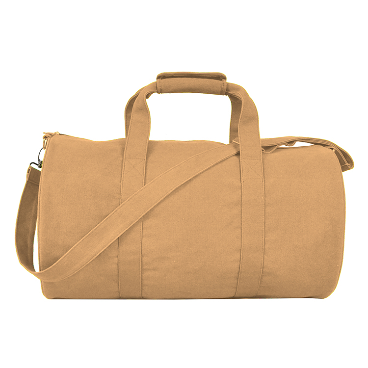    Organic Cotton Duffle Bag Large Overnight Weekender Barrel Duffel Gym Bag for Women Girls