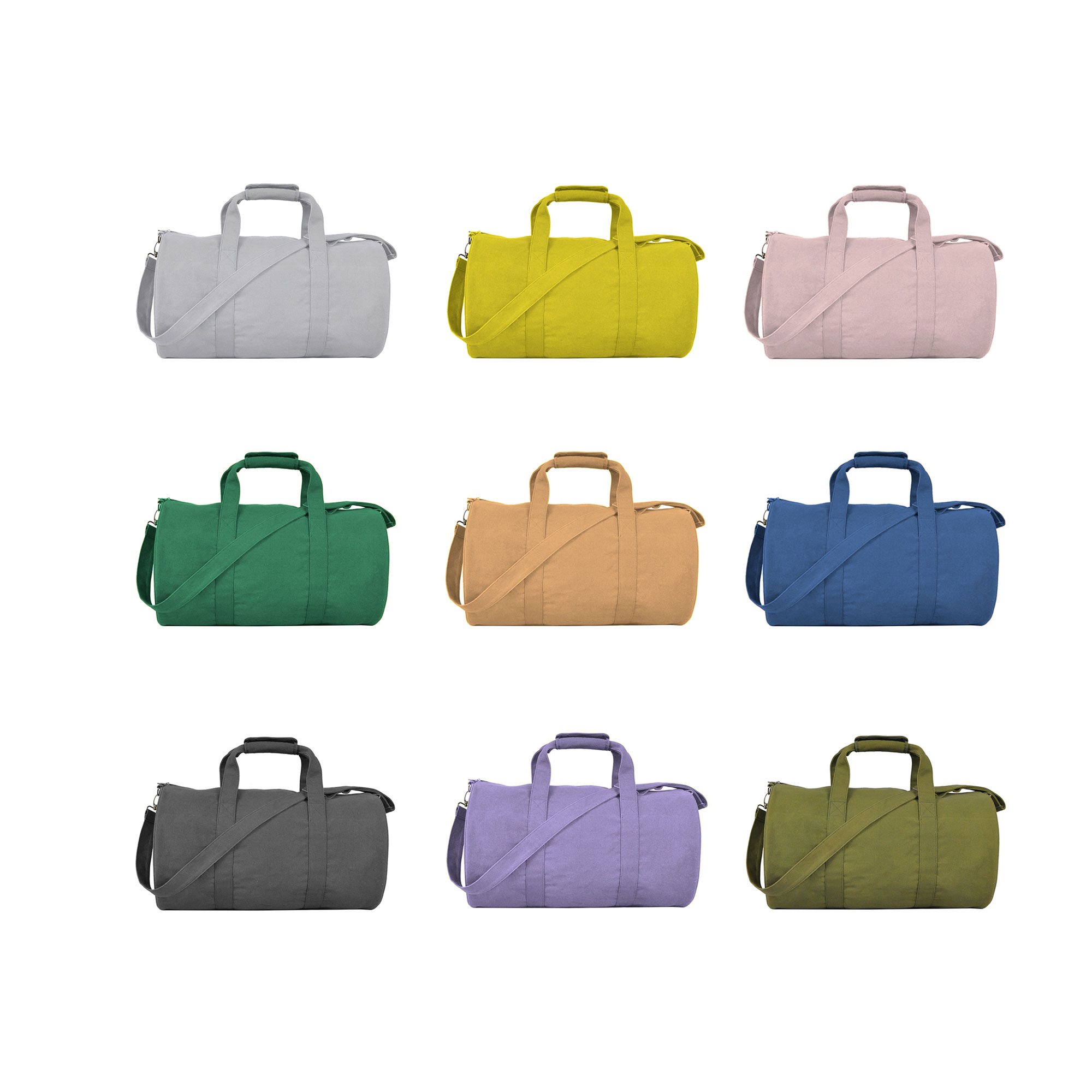    Organic Cotton Duffle Bag Large Overnight Weekender Barrel Duffel Gym Bag for Women Girls