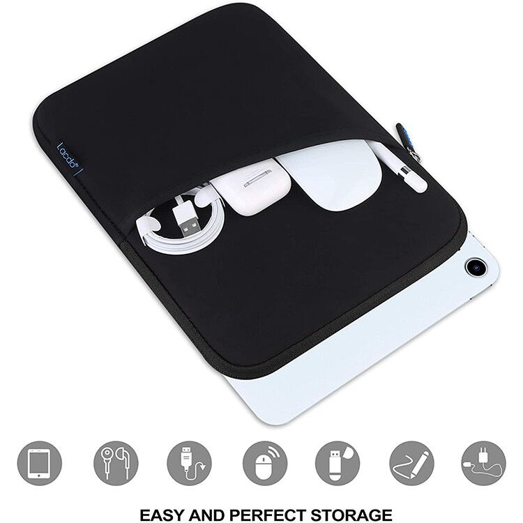 Neoprene Laptop Sleeve Zippered Messenger Bag for Computer Protection