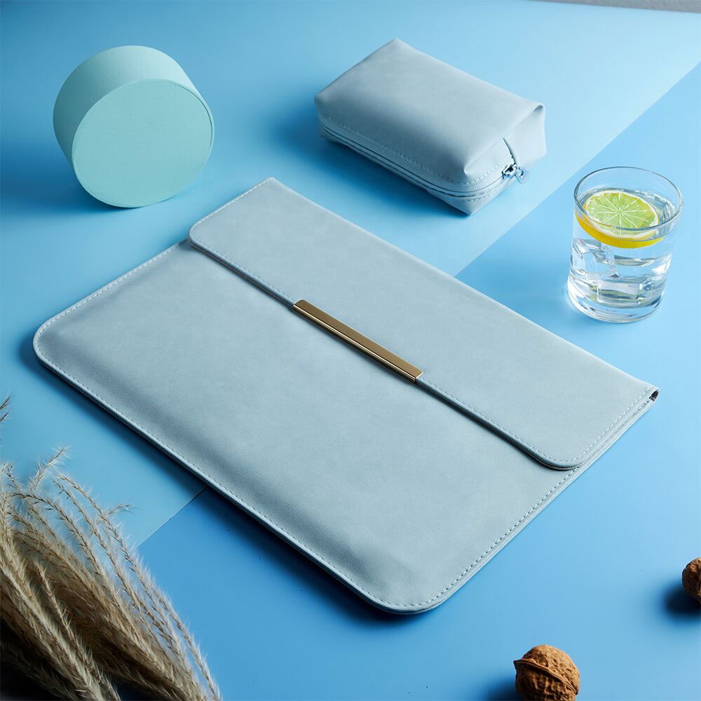 Laptop Sleeve Recycled PU Cover Bag with ISO & BSCI Standards, Fashionable Laptop Case