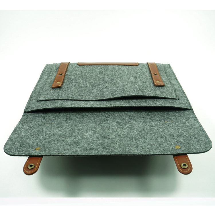 Polyester Felt Laptop Bag for Business Professionals Durable Computer Case for Men