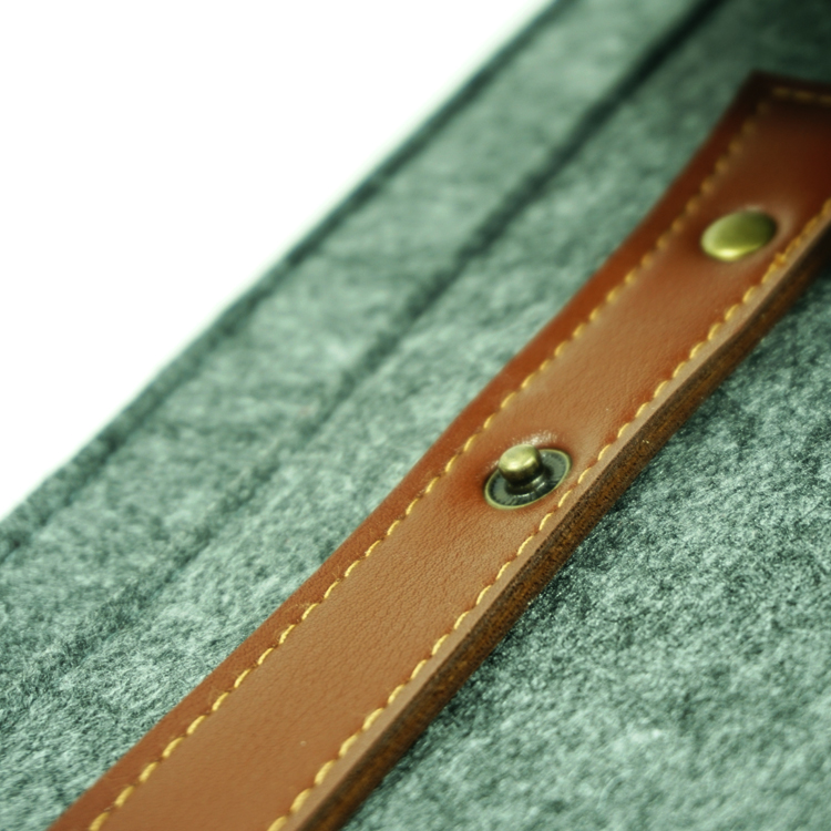 Polyester Felt Laptop Bag for Business Professionals Durable Computer Case for Men