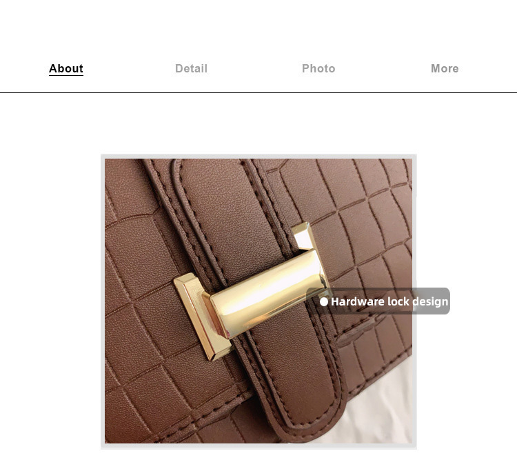 Stylish Women's Single Shoulder Messenger Bag Small Chain Handbag with Fashionable Design