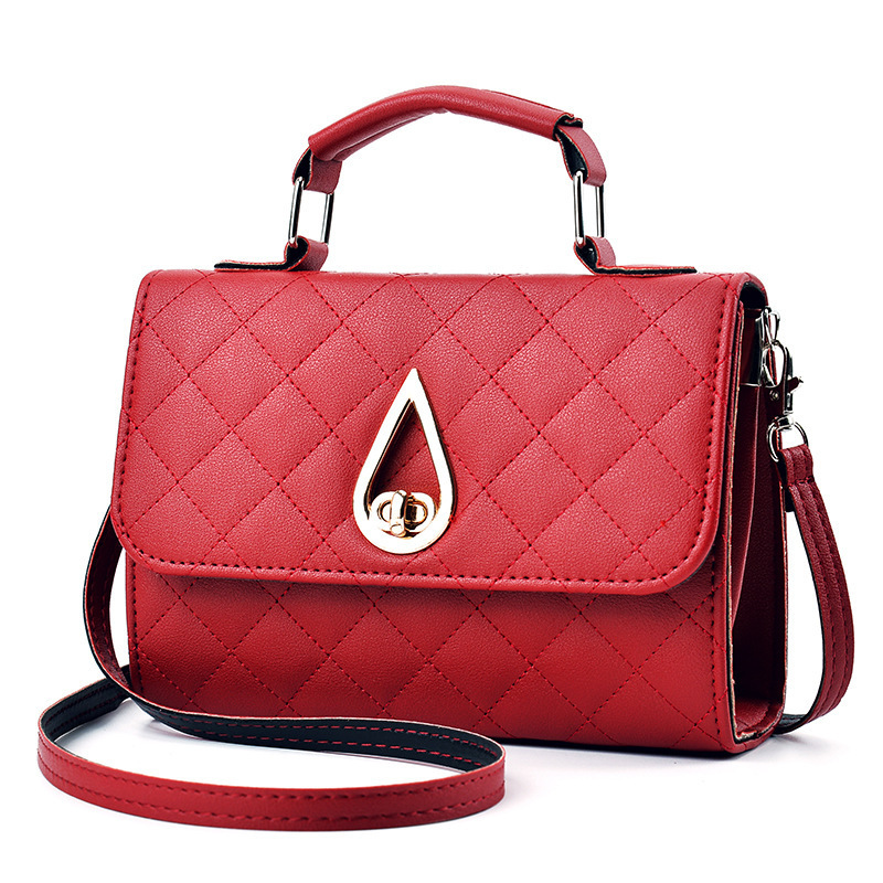 Best Selling Women's Fashion Shoulder Bag PU Leather Minimalist Crossbody Messenger with Square Design