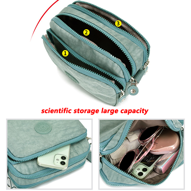 Women's Small Oxford Messenger Bag Crossbody Shoulder Bag for Travel, Stylish Handbag