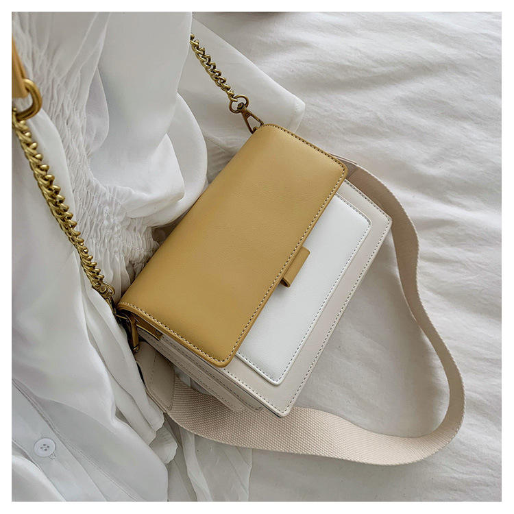 Best Selling Women's Small Square Crossbody Bag Luxury Branded Shoulder Handbag for Ladies