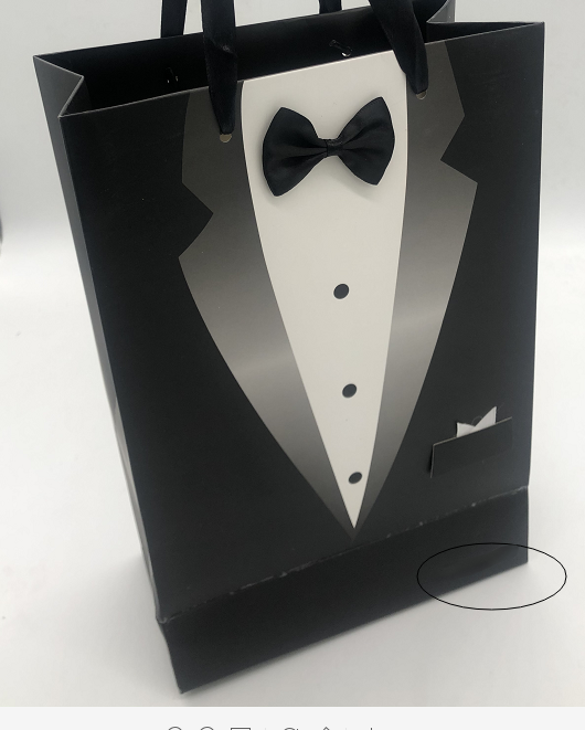 Luxury Handle Boutique Shopping Packaging  Printed Tote Paper Gift Bags with  for wedding