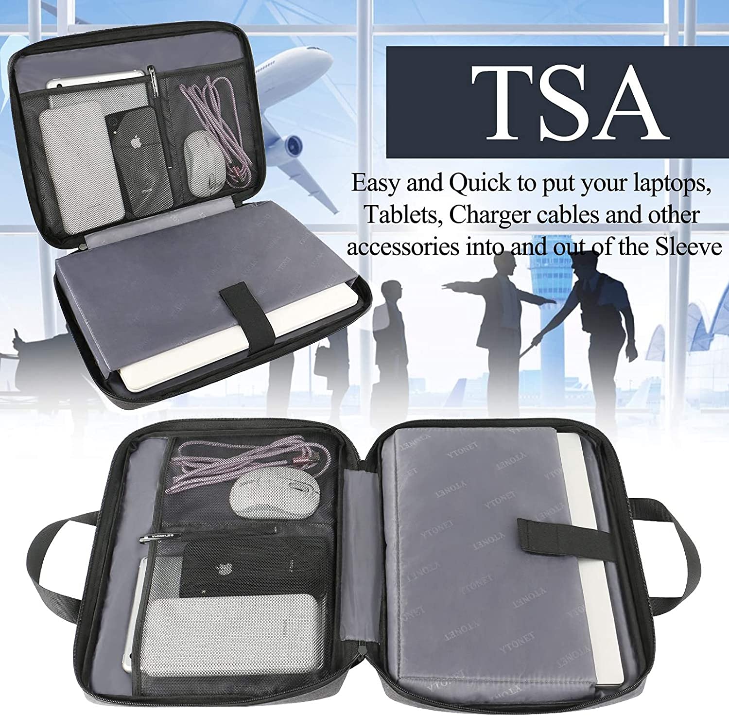 Durable Shoulder Bag for Men & Women, UK Portable Carrying Case, Cool Business Laptop Bag