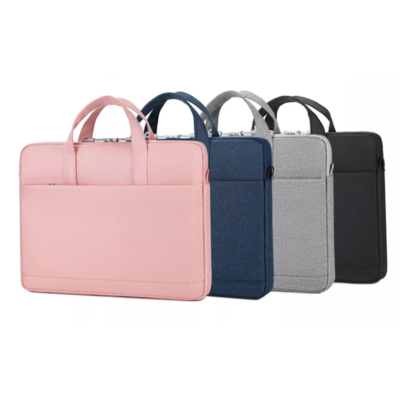 Business Large Capacity Computer Bag 15.6 Inch 14 Inch Laptop Case Portable Laptop Gray Tote Laptop Bag