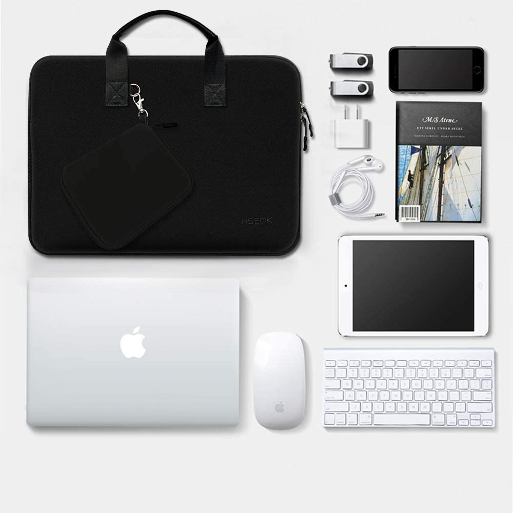 13 Inch Waterproof Neoprene Laptop Sleeve with Handle Business Commute Case for MacBook Air/Pro 13