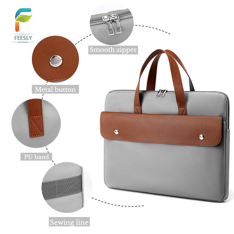 High Capacity Waterproof Men's Laptop Sleeve Affordable Notebook Computer Bag, Briefcase, Business Handbag