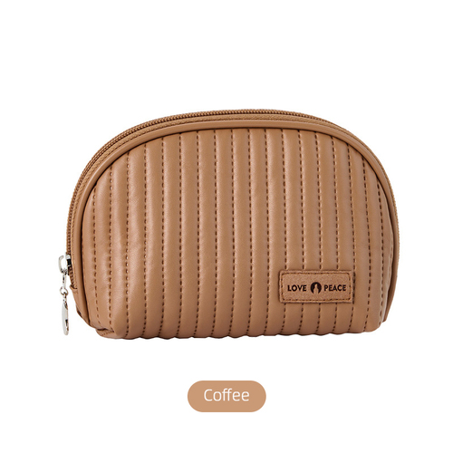 Makeup Cosmetic Bags Zipper Travel Beauty Cosmetic Case Pu Purse Makeup Bag