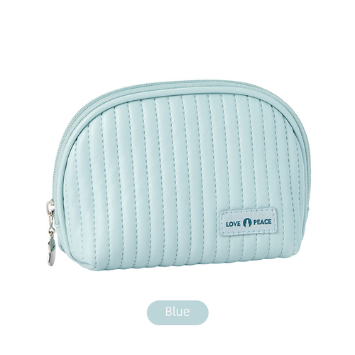 Makeup Cosmetic Bags Zipper Travel Beauty Cosmetic Case Pu Purse Makeup Bag