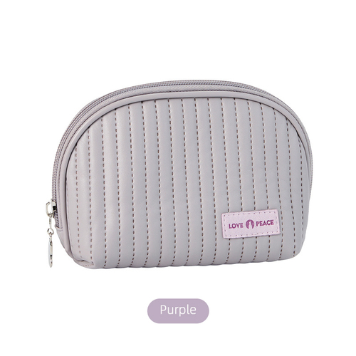 Makeup Cosmetic Bags Zipper Travel Beauty Cosmetic Case Pu Purse Makeup Bag