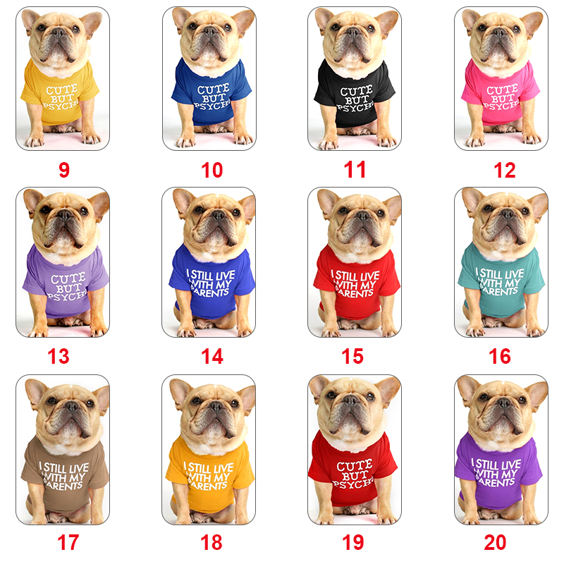 Pet Apparel Breathable Cotton Round Neck Pullover Dog Winter T Shirt with Charm