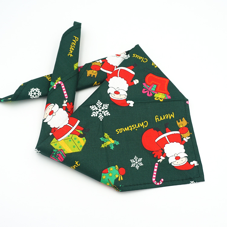   Solid Color Plaid Cotton Pet Scarf Dog Scarf Luxury Summer Easter Pet Bandana Dog Bandana for Dog Cat w