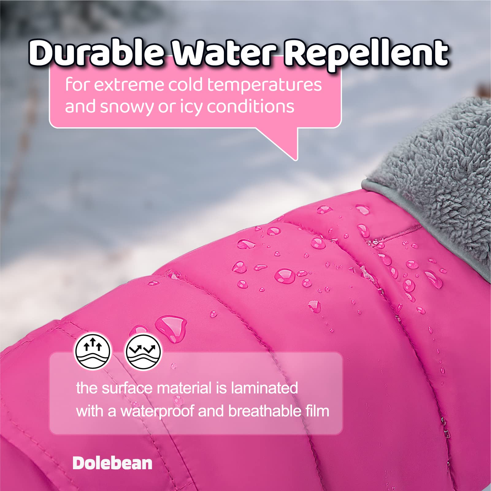 Reflective Waterproof Windproof  Dog warming Jacket Dog winter coat