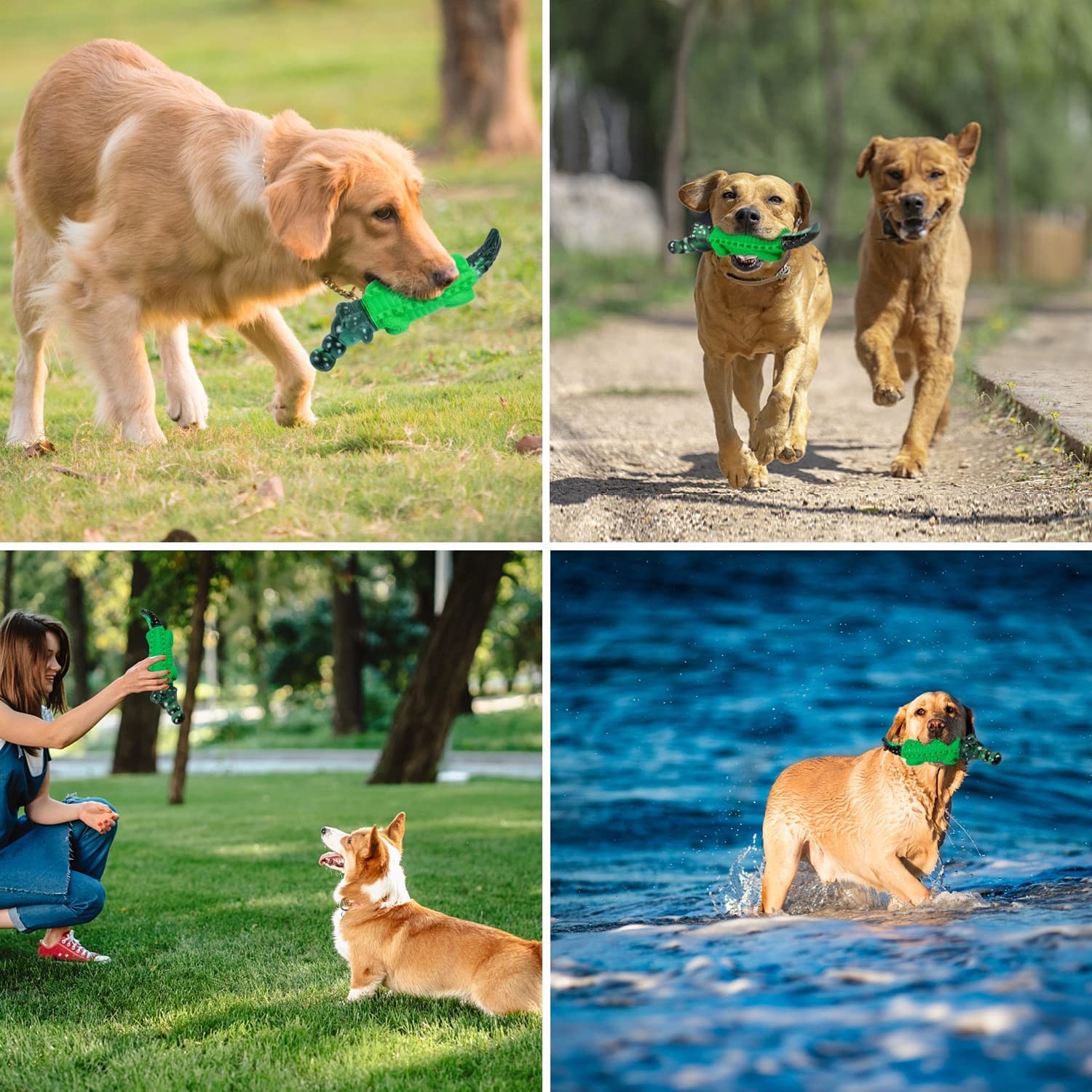 Hot sale nylon toothbrush dog alligator chew toys pet supplies crocodile