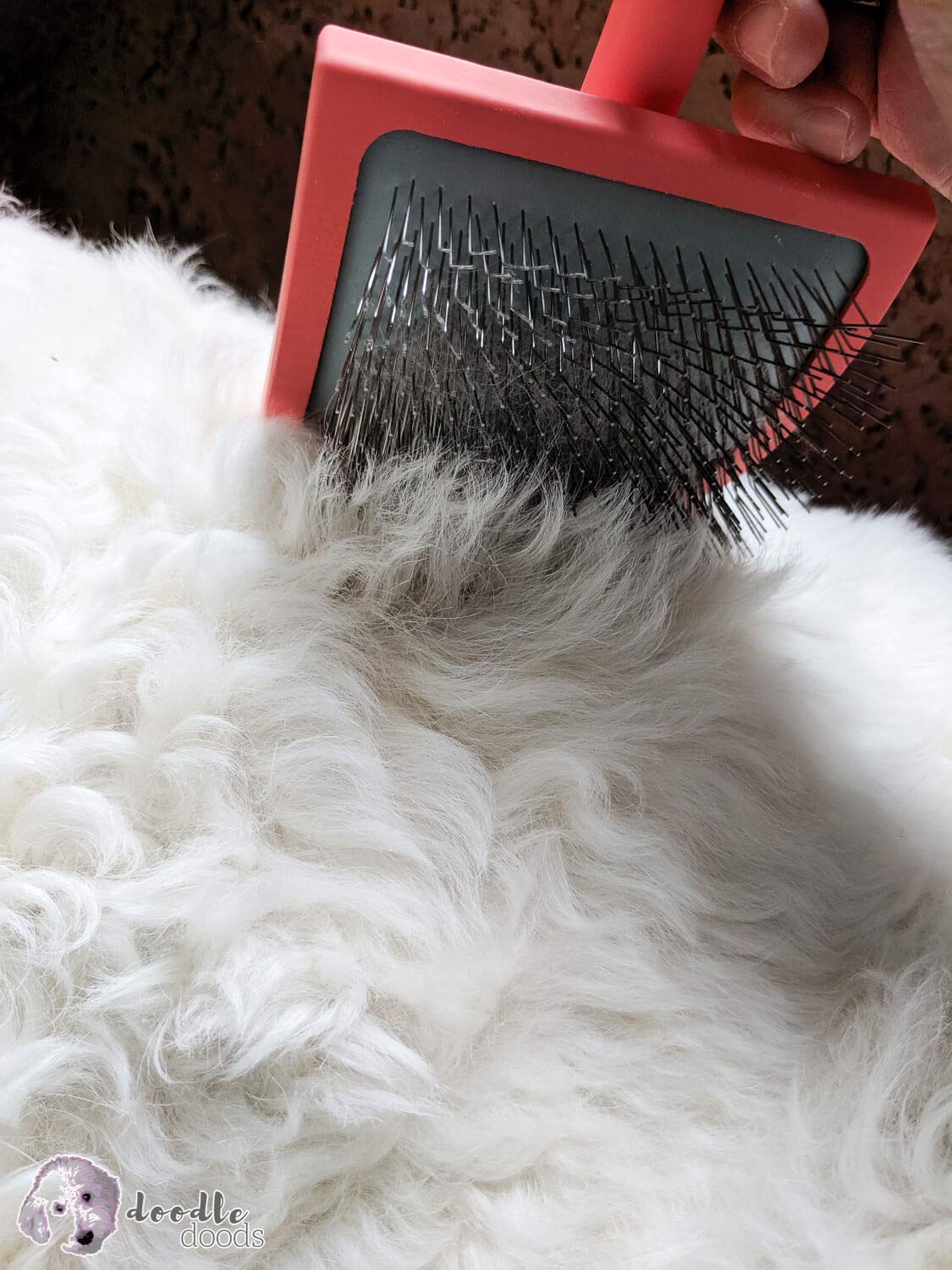 Dog Slicker Brush For Grooming   Pet Grooming Brush Stainless Steel Long Pin Needle Cat And Dog Hair Brush