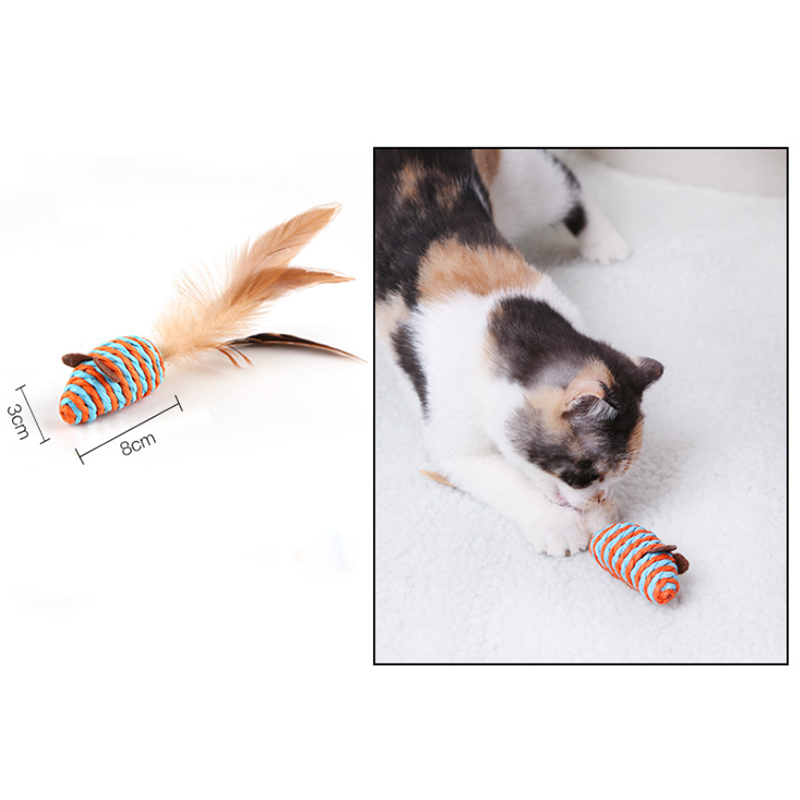 Cat Toy Gift Set 7 Pieces Interactive Pet Stick & Simulation Mouse for Kitten Fun, Sports Pet Products