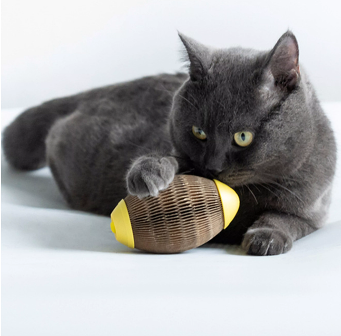 Interactive Cat Toys Cat Scratch Board Made In Corrugated Paper Balls Cat Ball