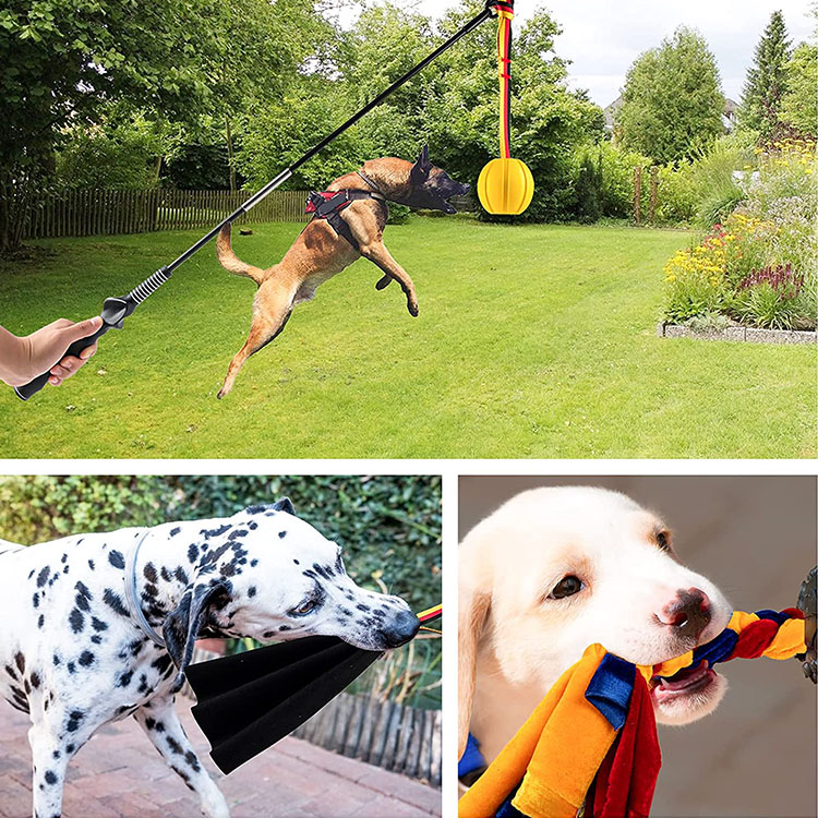 large dogs training chewing exercise rope toy sticks pulling tether puppy interactive indoor tug durable teaser dog flir