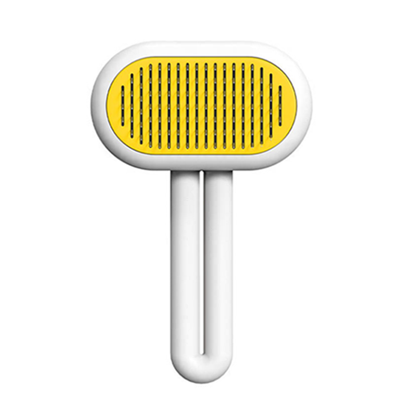 New s skin care cute pet self cleaning brush cat hair remover comb dematting comb for cats and dog