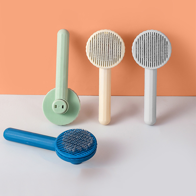 Self Cleaning Slicker Brushes for Shedding and Grooming Removes Loose Undercoat Mats & Tangled Hair Grooming Comb Cat Do